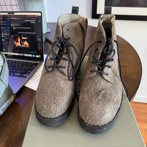 All Saints Animal Suede Kerouac Boots